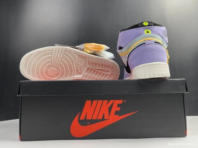Reps LUCY High Pulse Purple Jordan 1 Switch CW6576-500 0817
